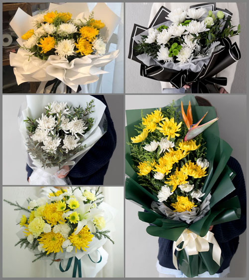 海南海口市美兰区灵山镇锦丰村白事花束代送